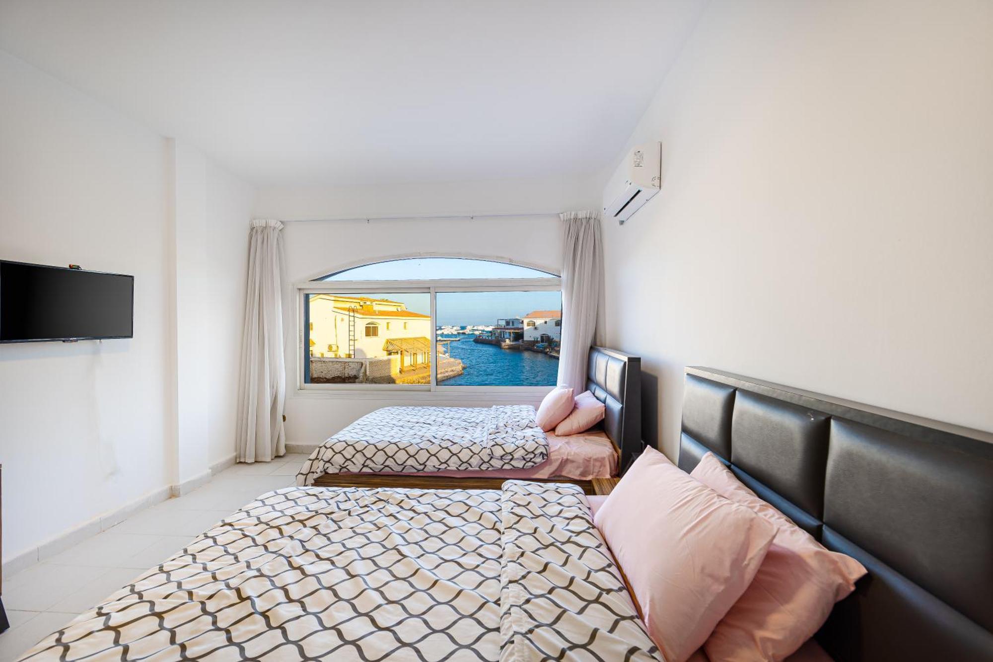 Aden Beach - Sea View Room With Beach Access In Villa Hurghada Exterior foto